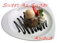 Sugar Queen’s Dream Sweet as Sugar Award