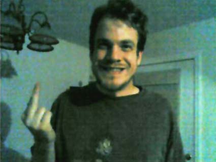You type to your mother with that finger?