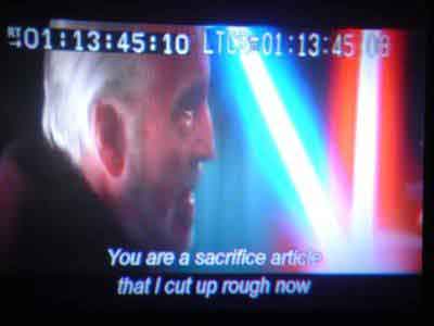 You are a sacrifice article that I cut up rough now! You are a sacrifice article that I cut up rough now!